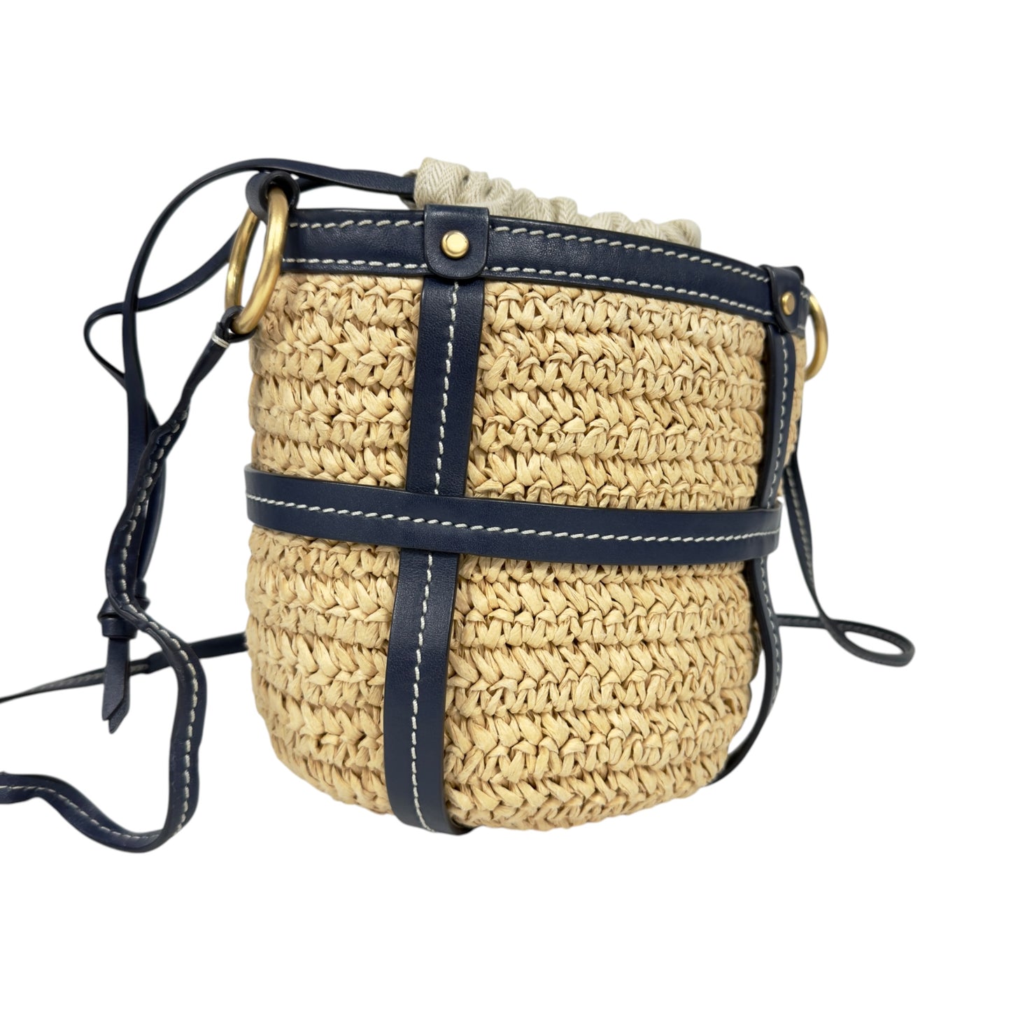TORY BURCH 草編 斜揹袋