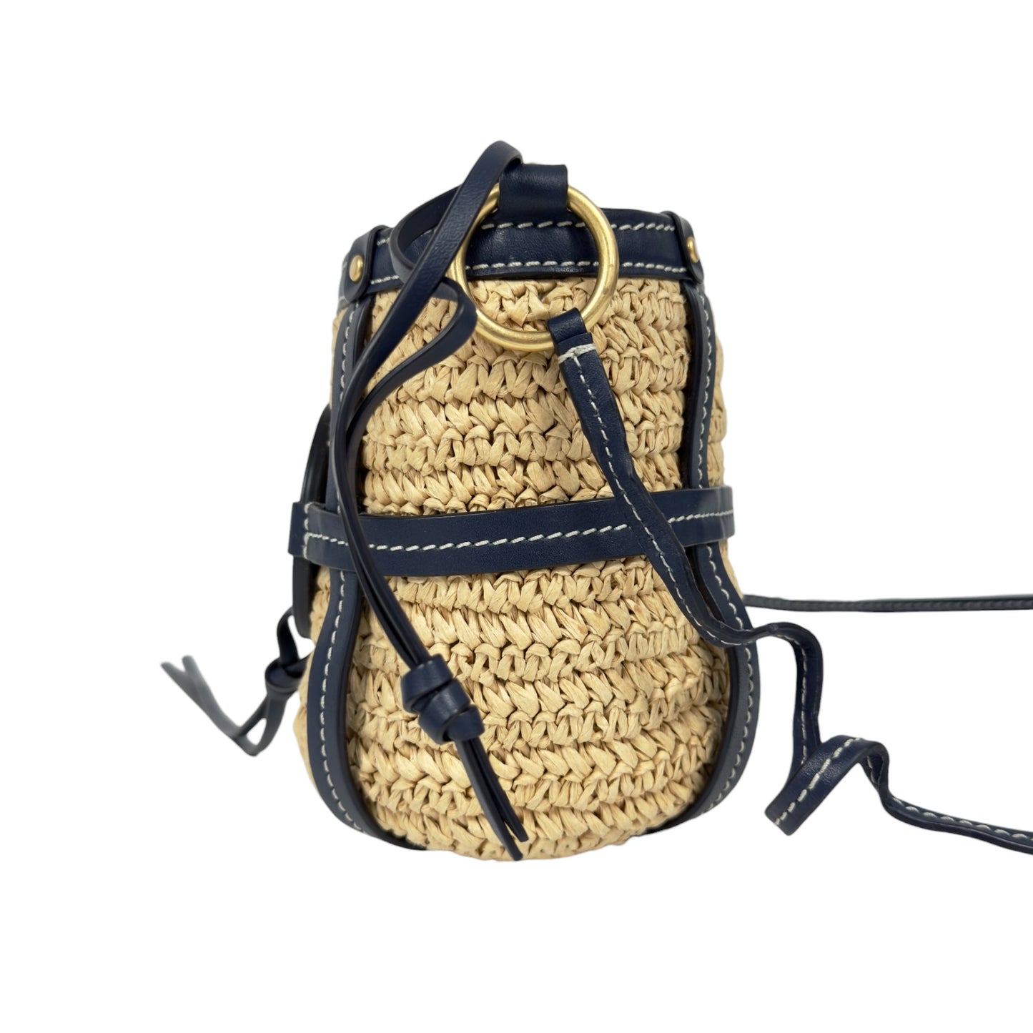 TORY BURCH 草編 斜揹袋