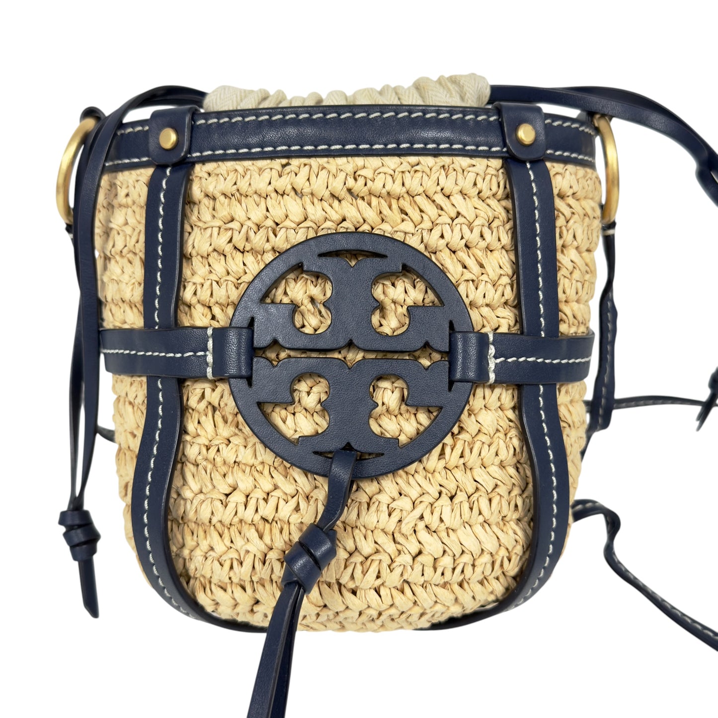 TORY BURCH 草編 斜揹袋