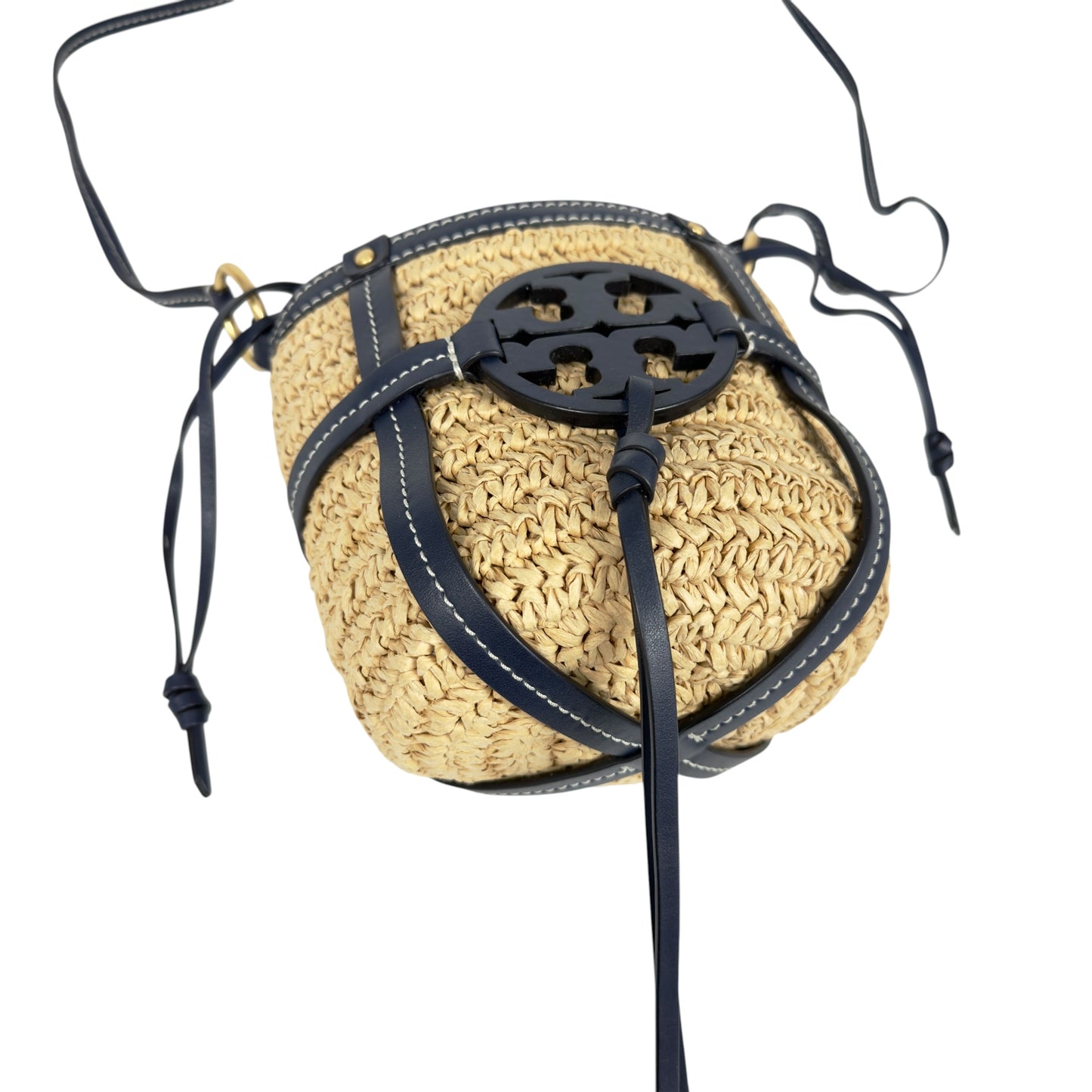 TORY BURCH 草編 斜揹袋