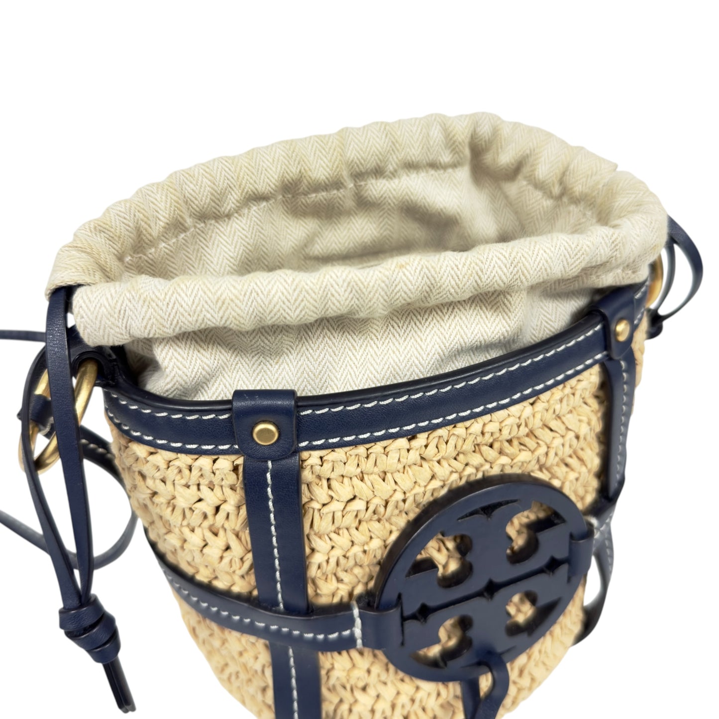 TORY BURCH 草編 斜揹袋