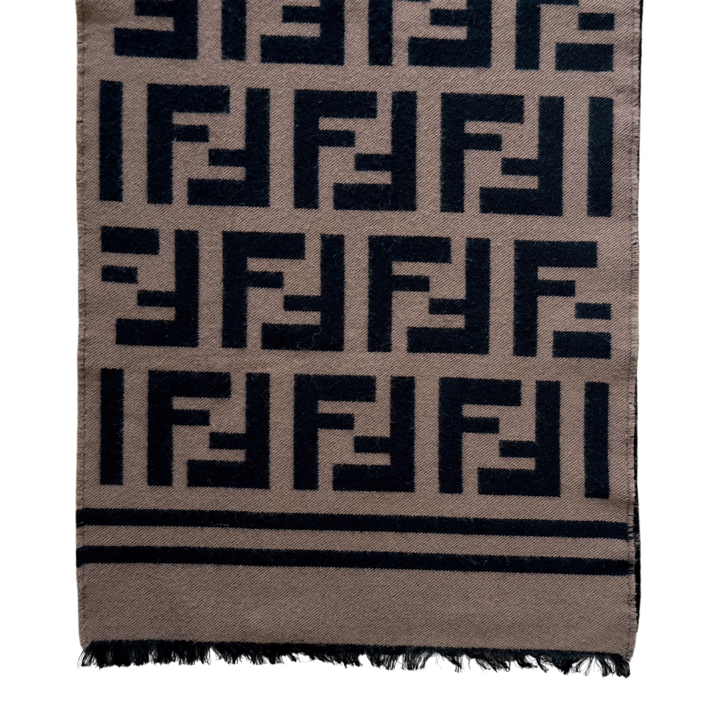 FENDI FF 雙面 頸巾