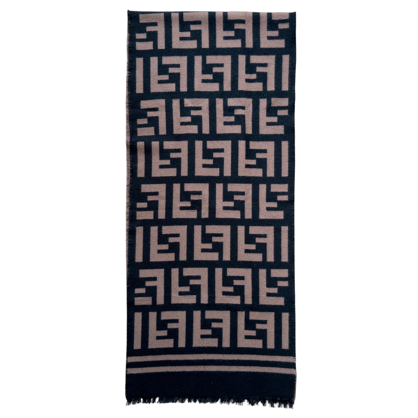 FENDI FF 雙面 頸巾