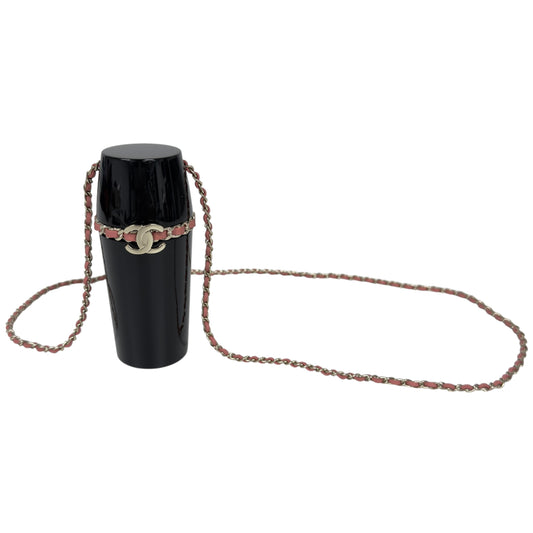 CHANEL *罕有秀款* CC 皮穿鏈 唇膏盒 頸鏈