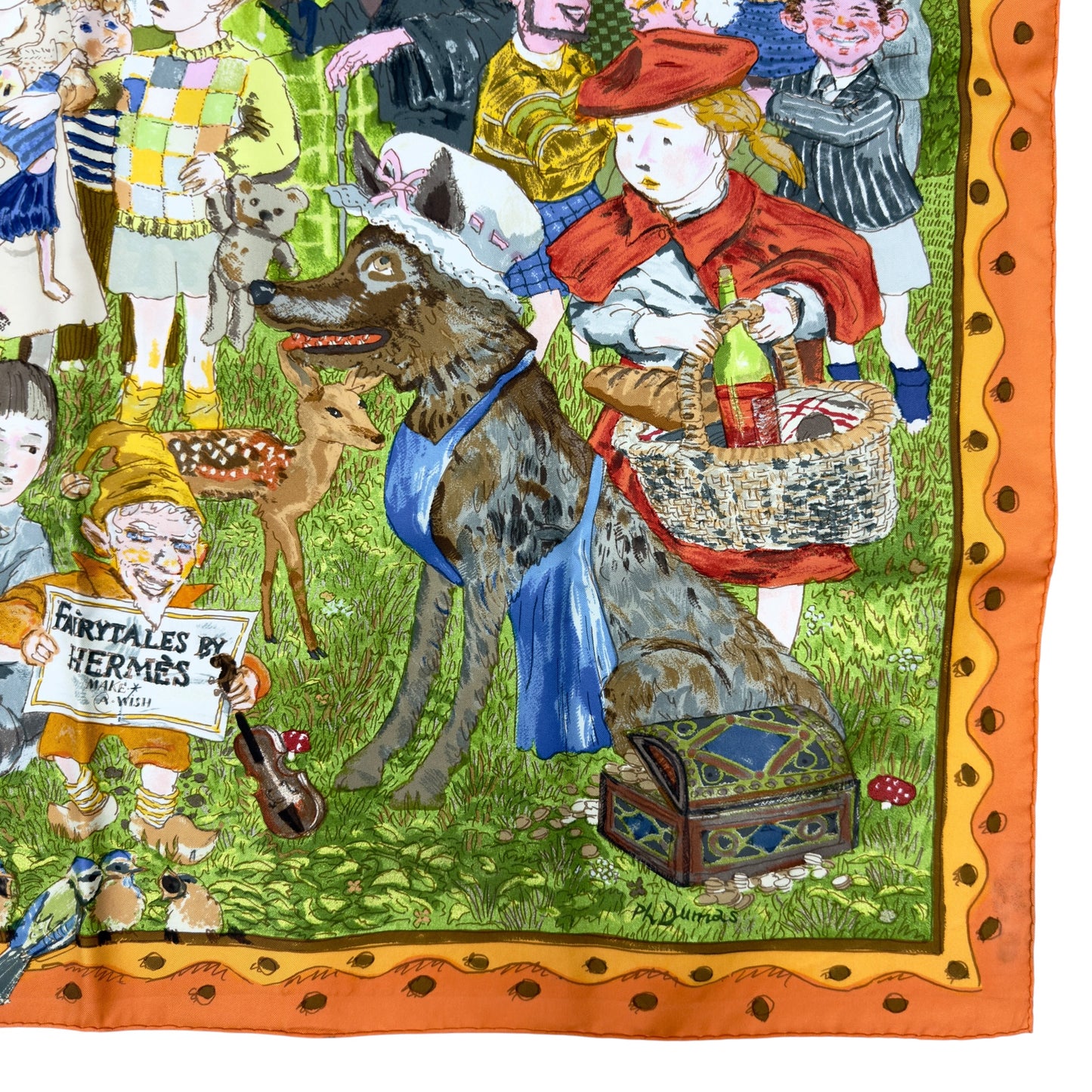 HERMES Fairytales by Hermès scarf 90 童話故事 絲巾