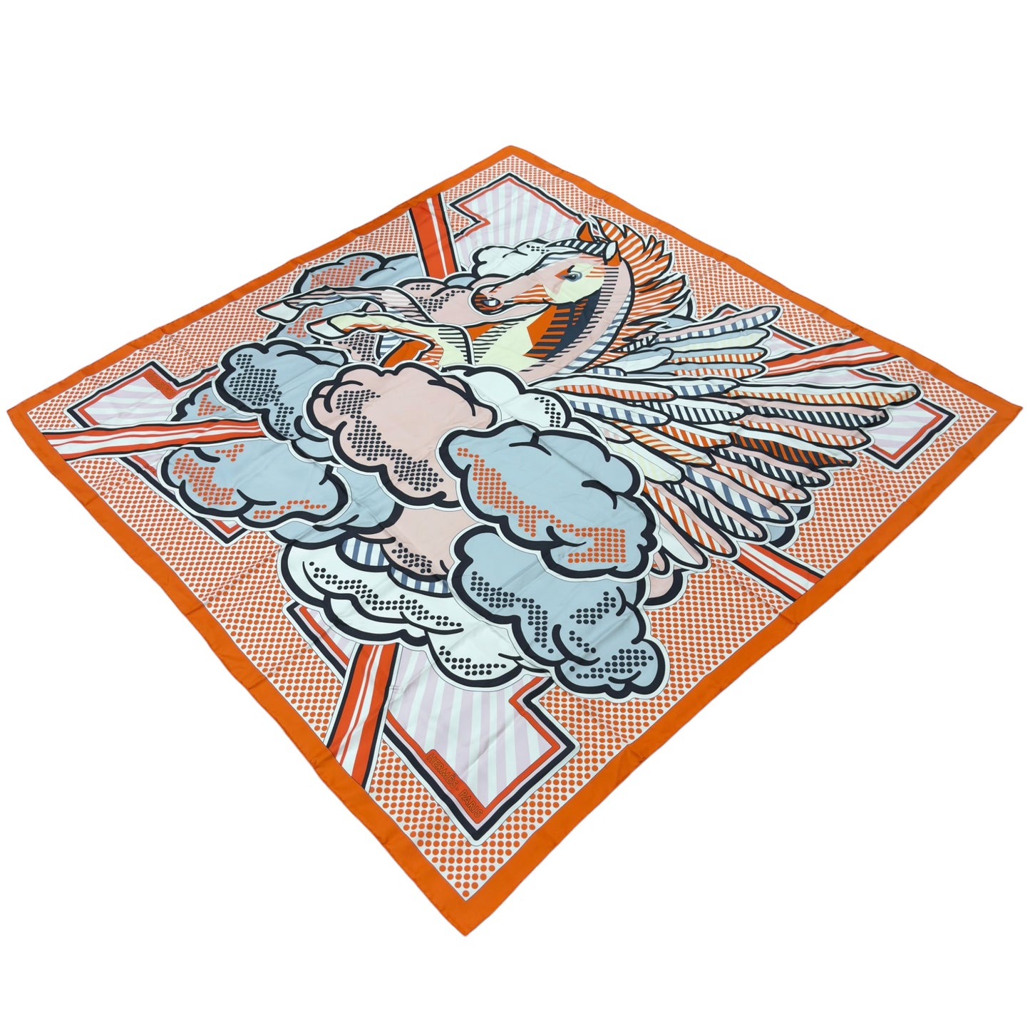 HERMES Pégase pop 140 波普飛馬 絲巾