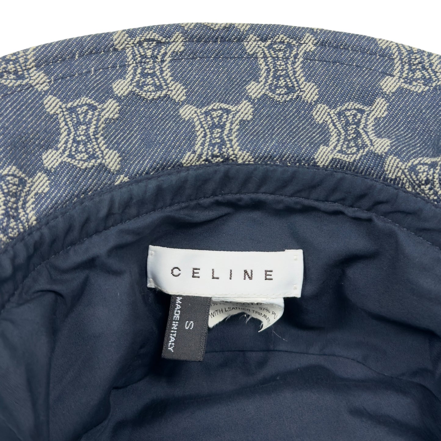 CELINE 凱旋門 牛仔 漁夫帽