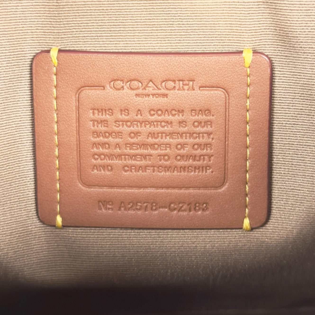 COACH 2用袋