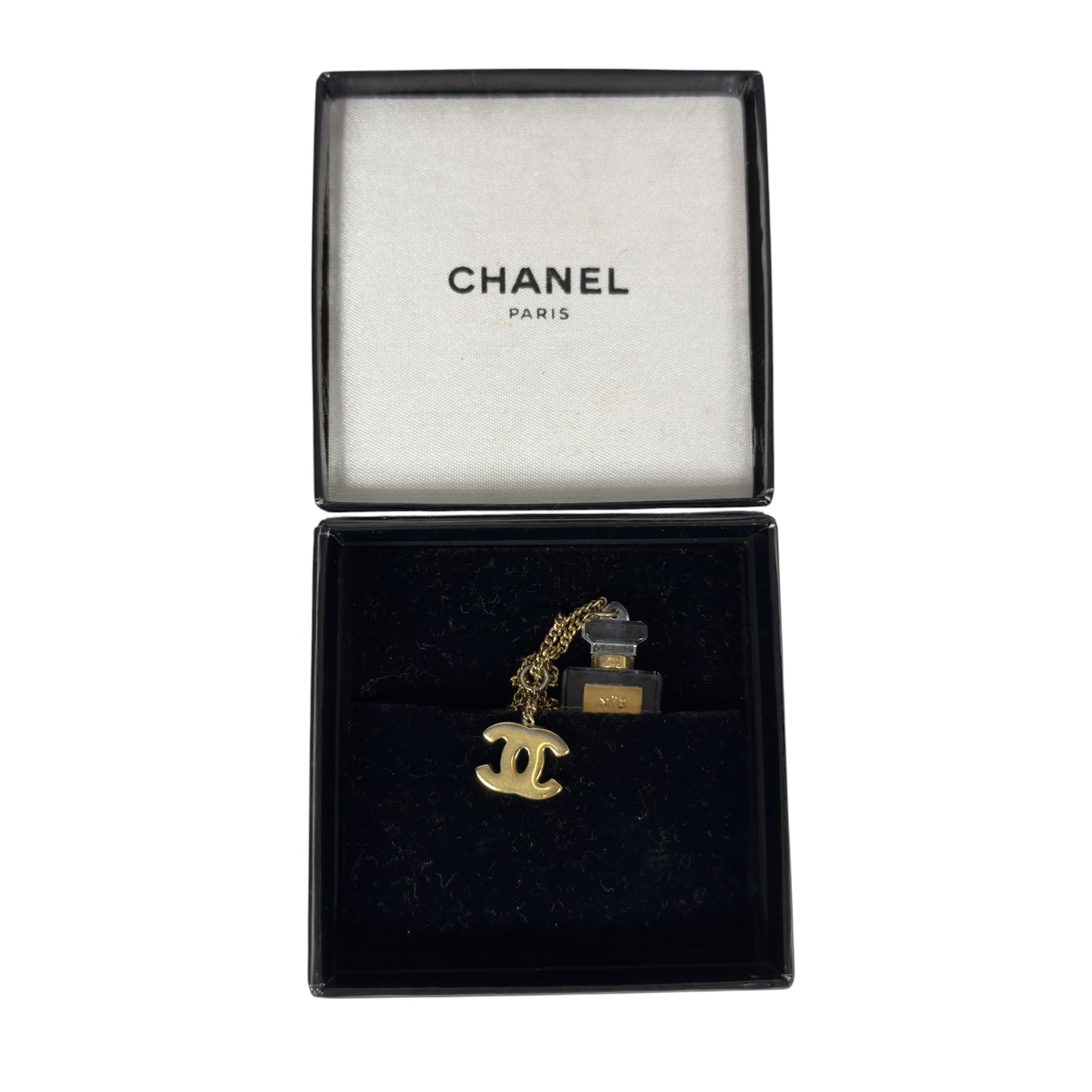 CHANEL 中古 CC 香水瓶 頸鏈