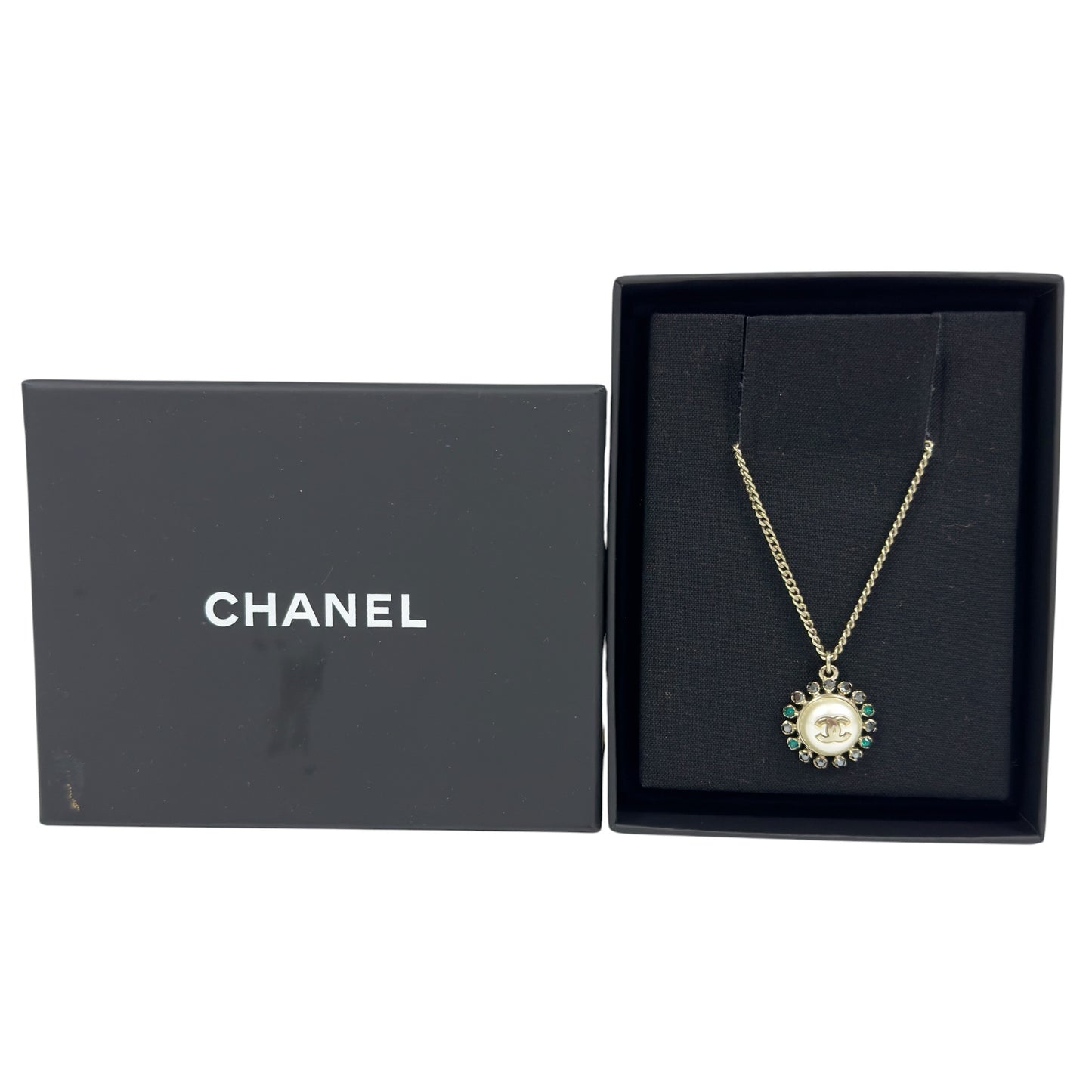 CHANEL CC 水鑽 頸鏈