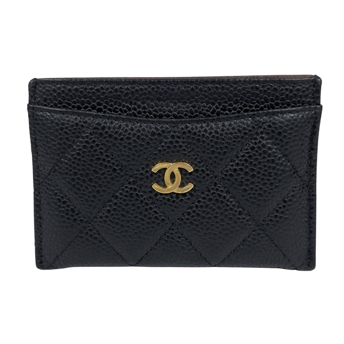 CHANEL CC 荔枝皮 卡包