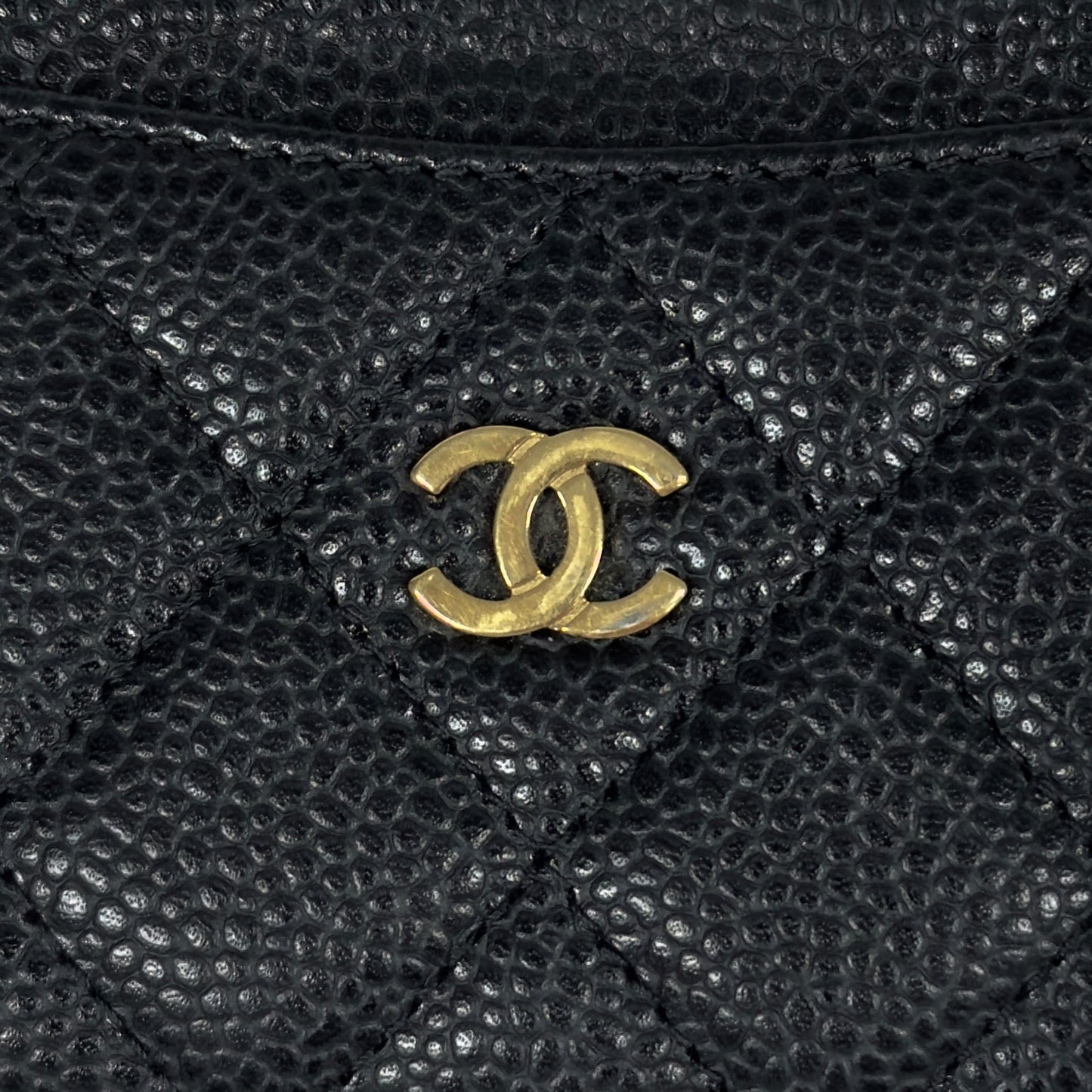 CHANEL CC 荔枝皮 卡包