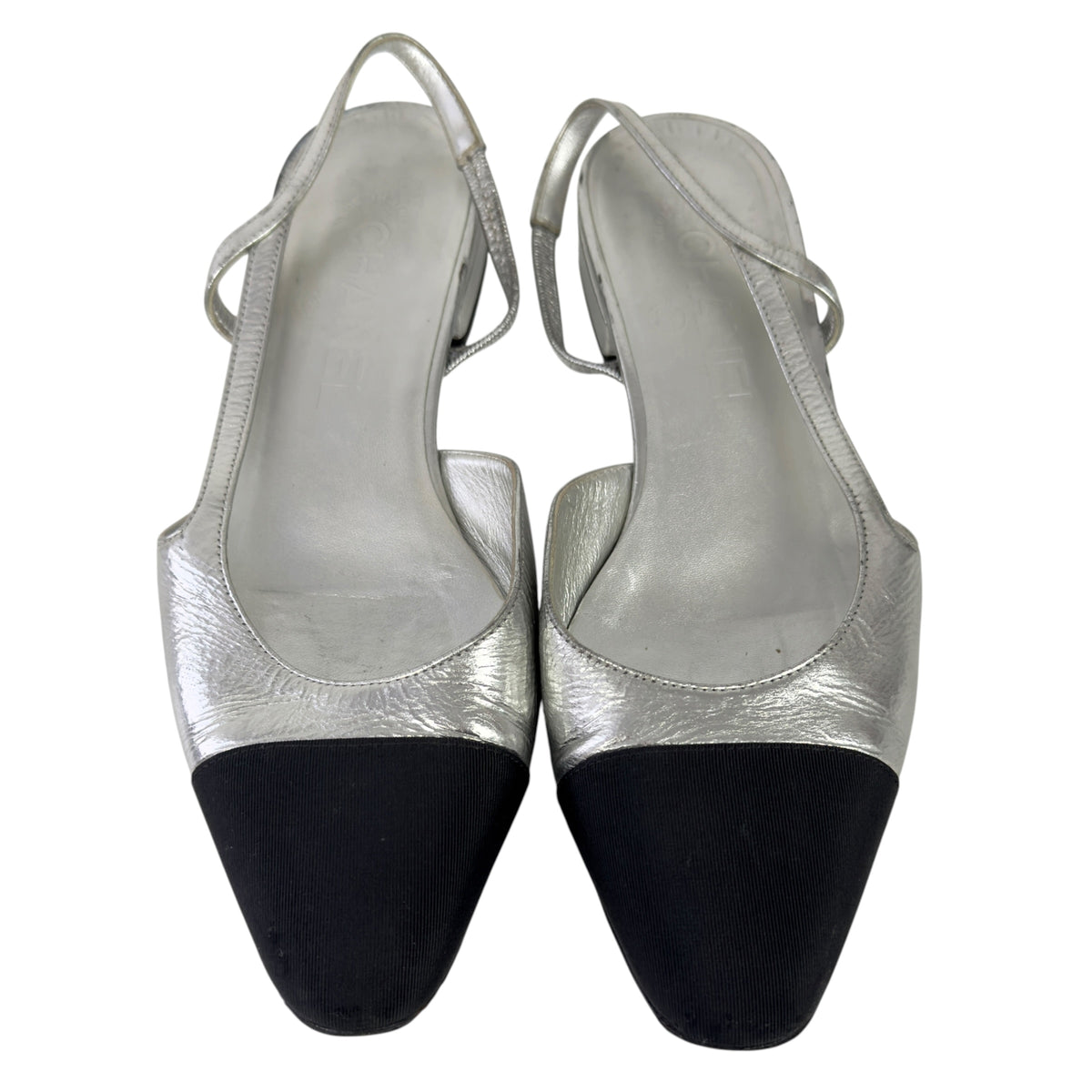 CHANEL CC Slingbacks 平底鞋