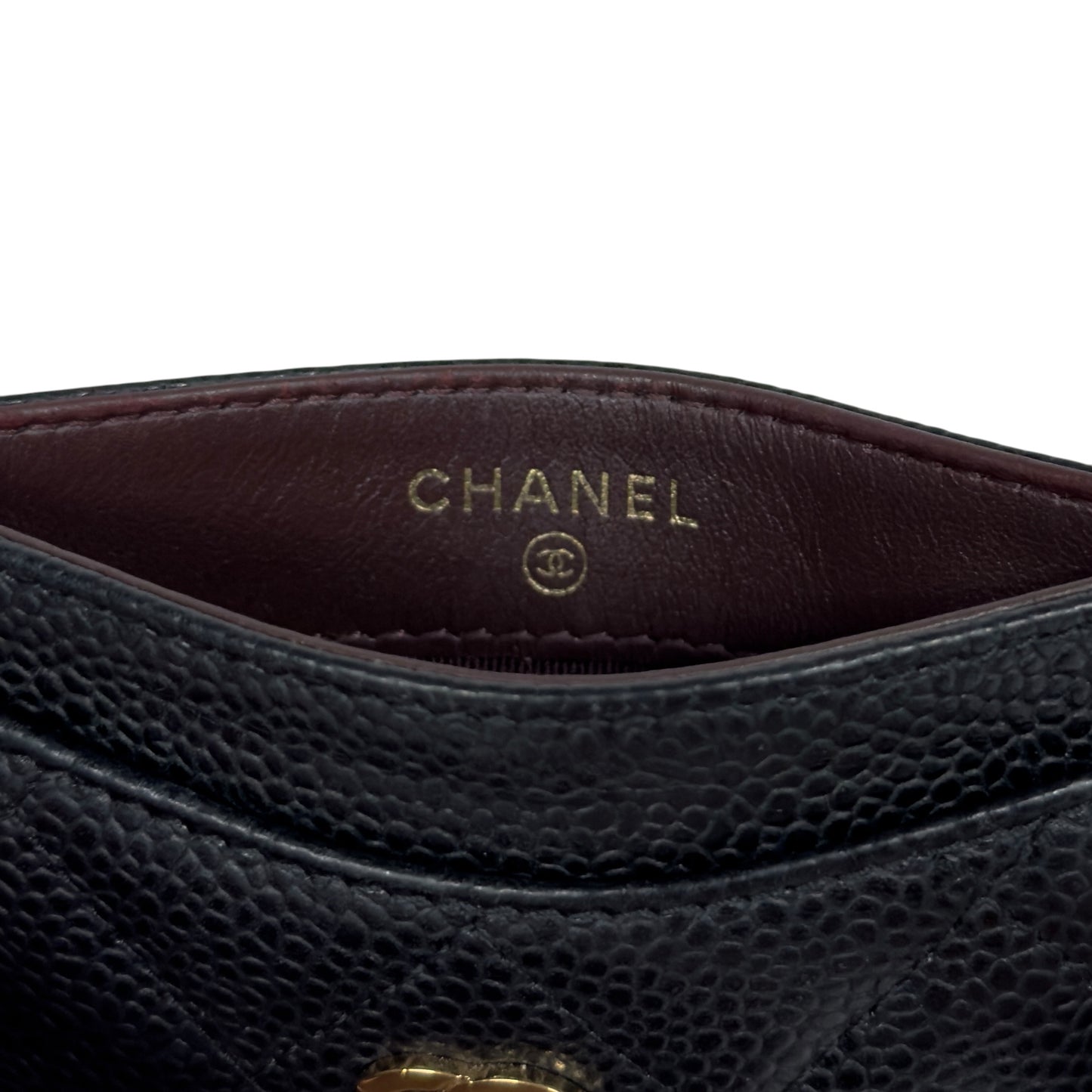 CHANEL CC 荔枝皮 卡包