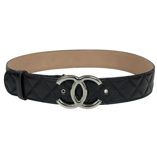CHANEL CC 菱格紋 腰帶 38mm