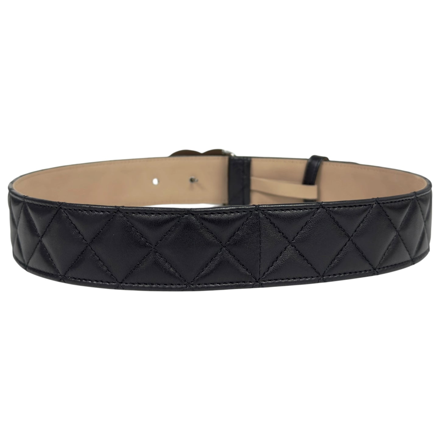 CHANEL CC 菱格紋 腰帶 38mm