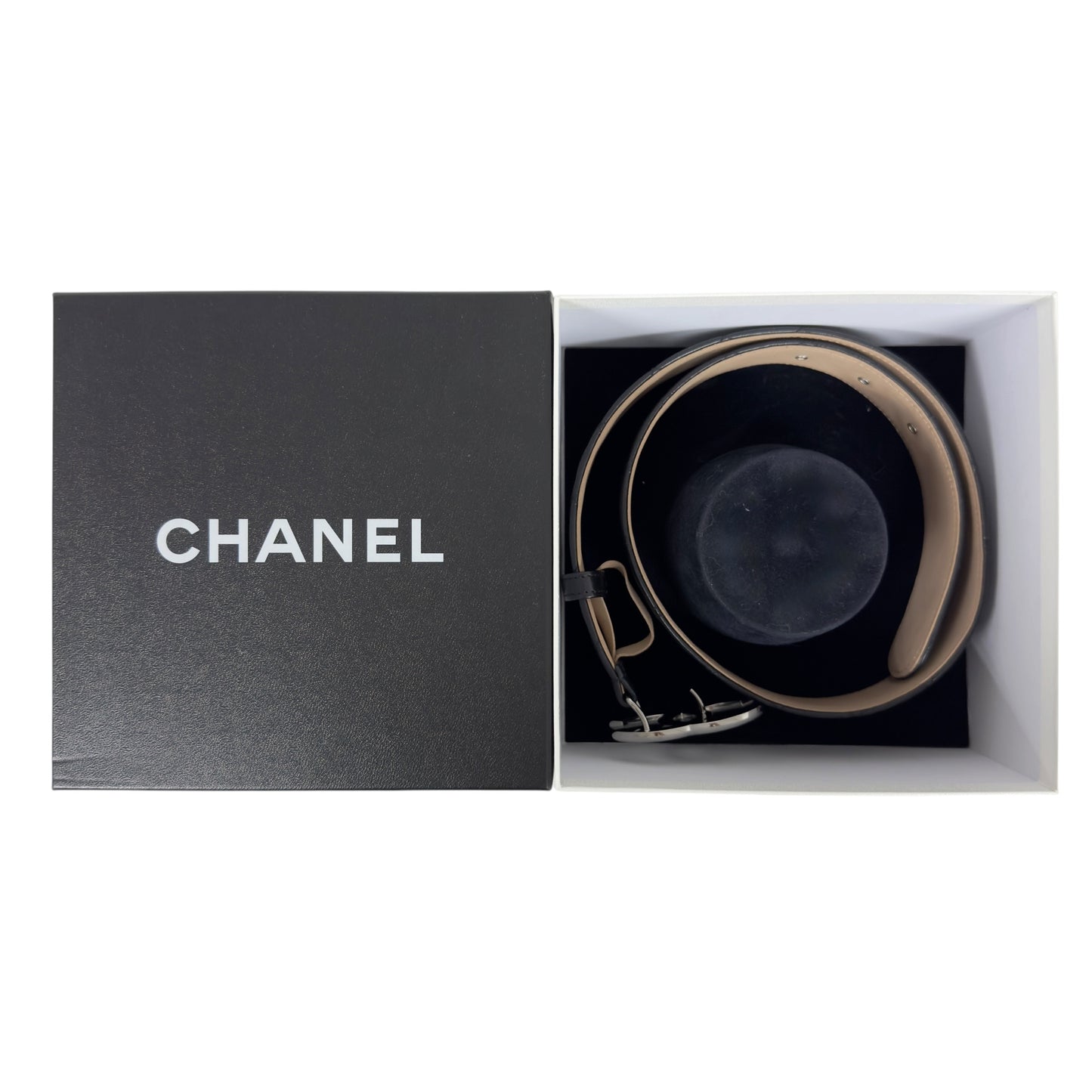 CHANEL CC 菱格紋 腰帶 38mm