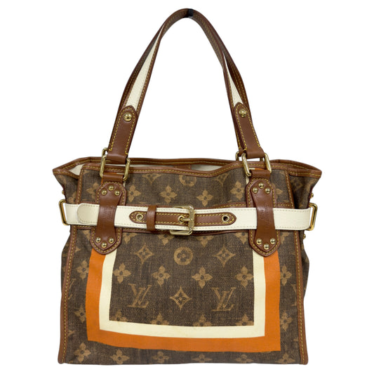 LOUIS VUITTON *罕有* Tisse Rayures 老花 肩背包