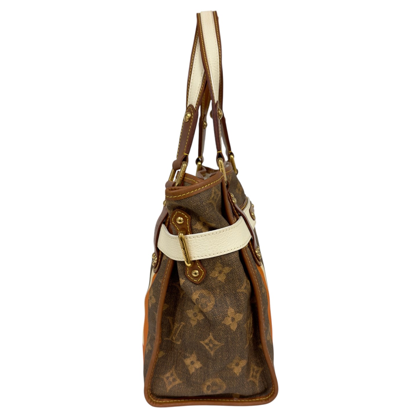 LOUIS VUITTON *罕有* Tisse Rayures 老花 肩背包