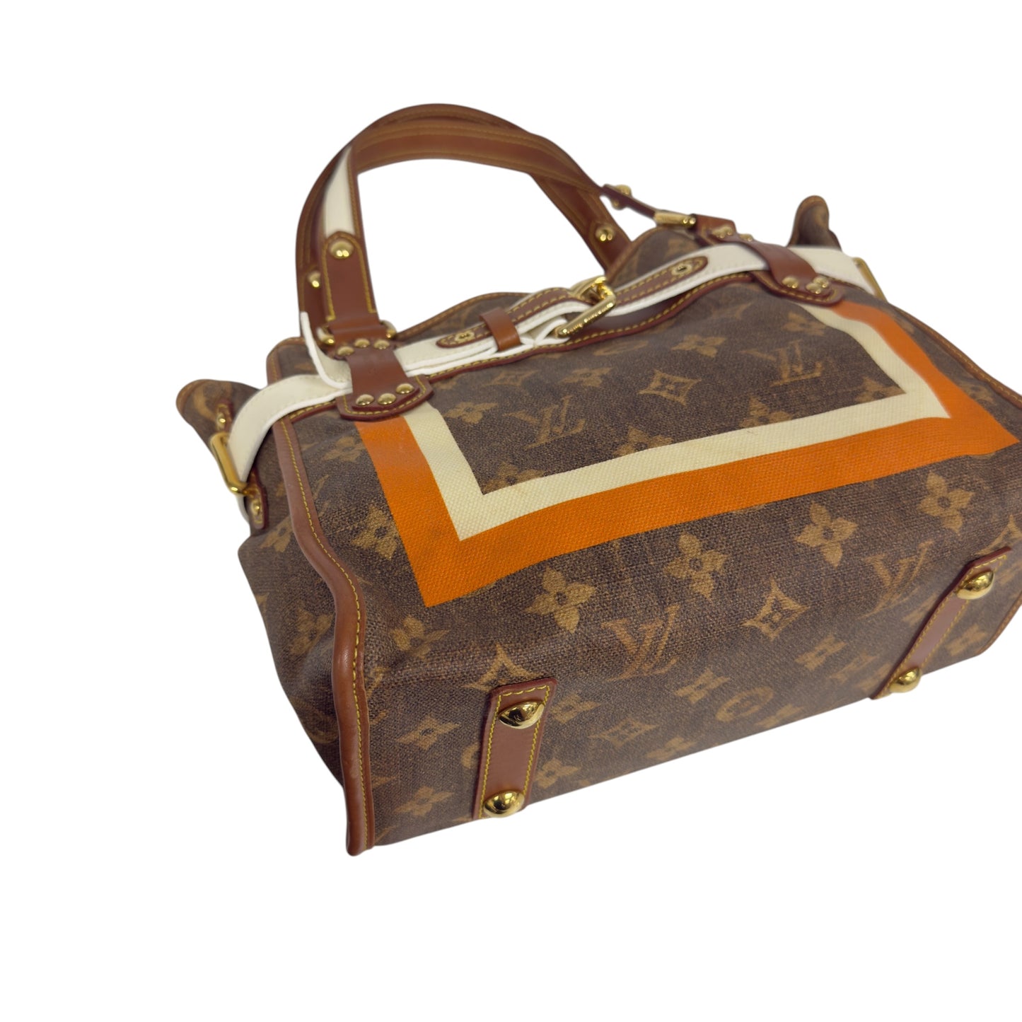 LOUIS VUITTON *罕有* Tisse Rayures 老花 肩背包