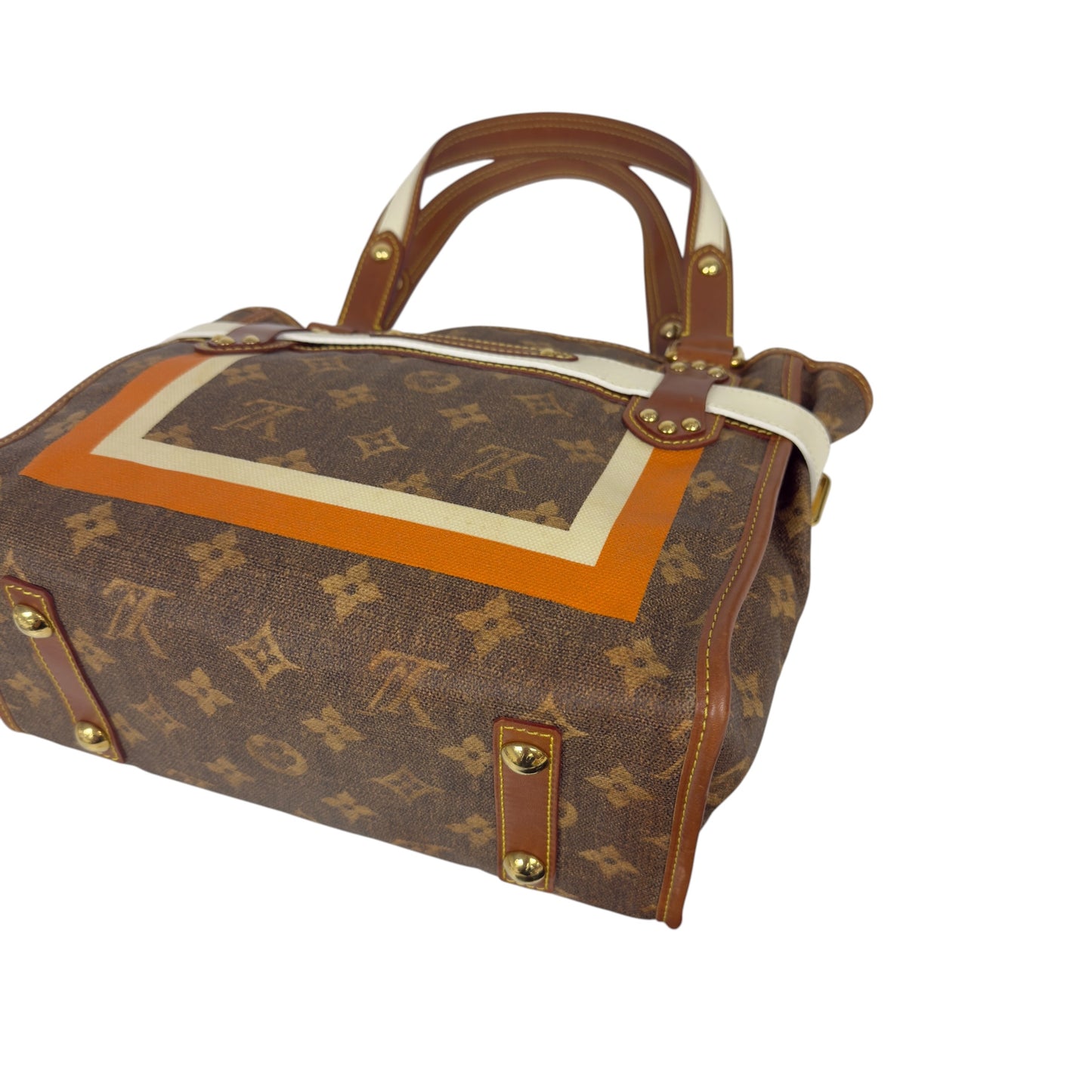 LOUIS VUITTON *罕有* Tisse Rayures 老花 肩背包