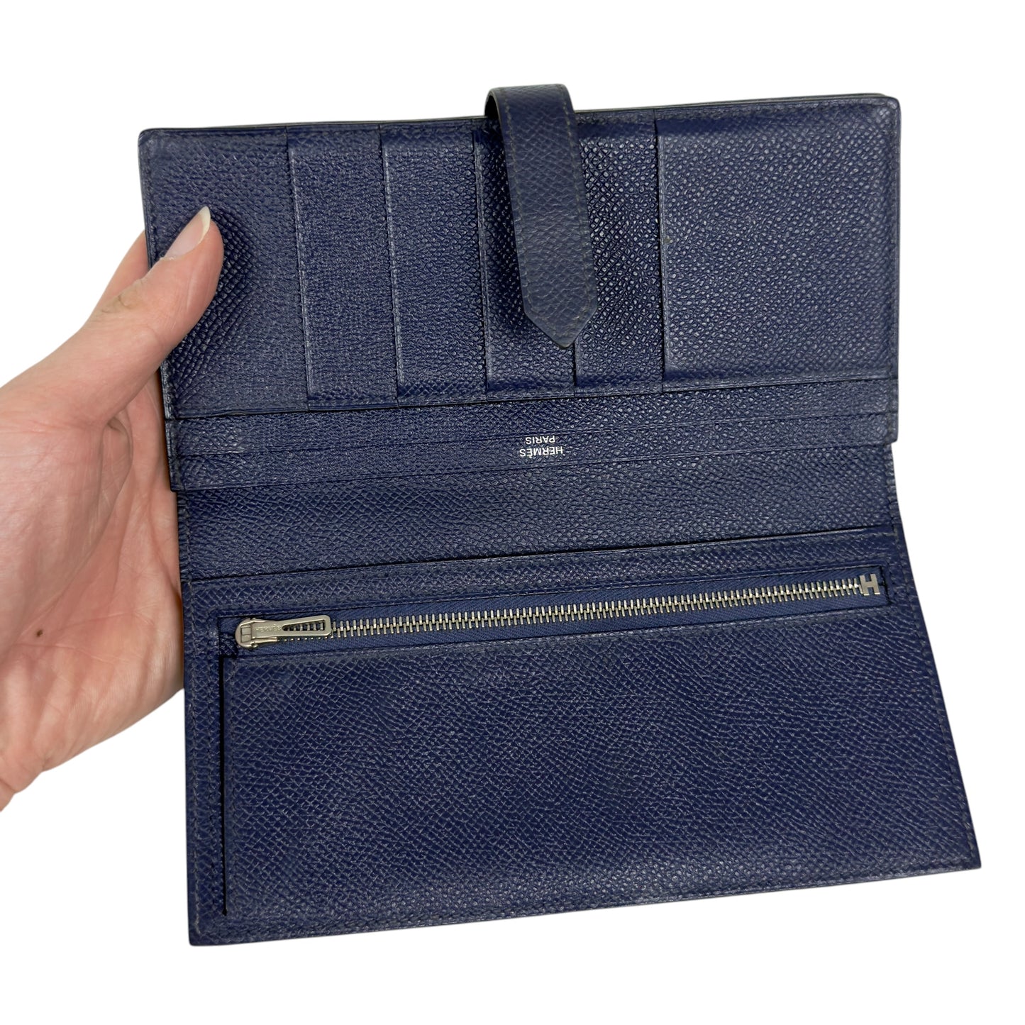 HERMES Béarn 長銀包 X刻