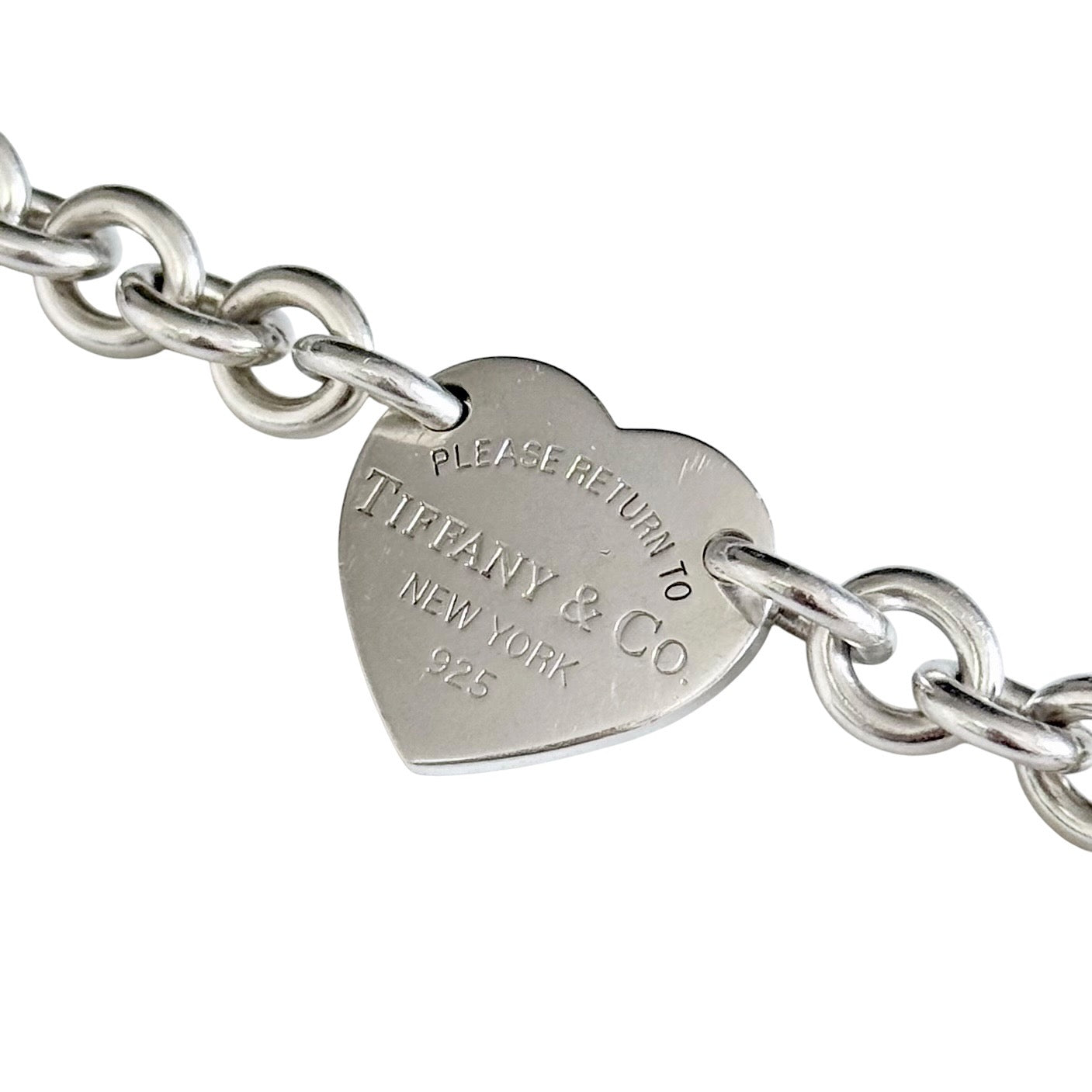 TIFFANY & CO. Return To Tiffany 純銀 愛心💗 手鏈