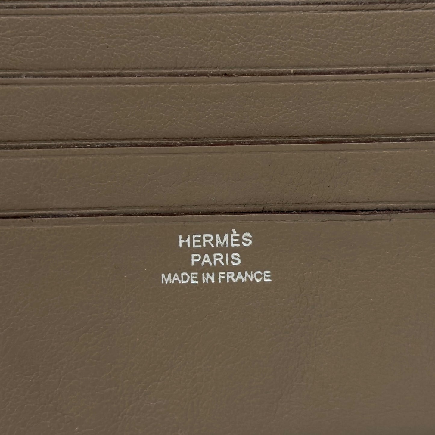 HERMES Citizen Twill Compact 短銀包 框R刻