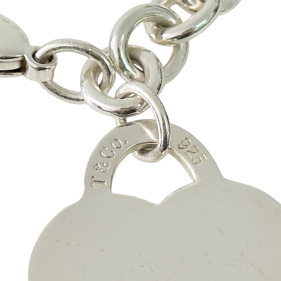 TIFFANY & CO. *罕有* Return To Tiffany 純銀 大愛心💗 手鏈