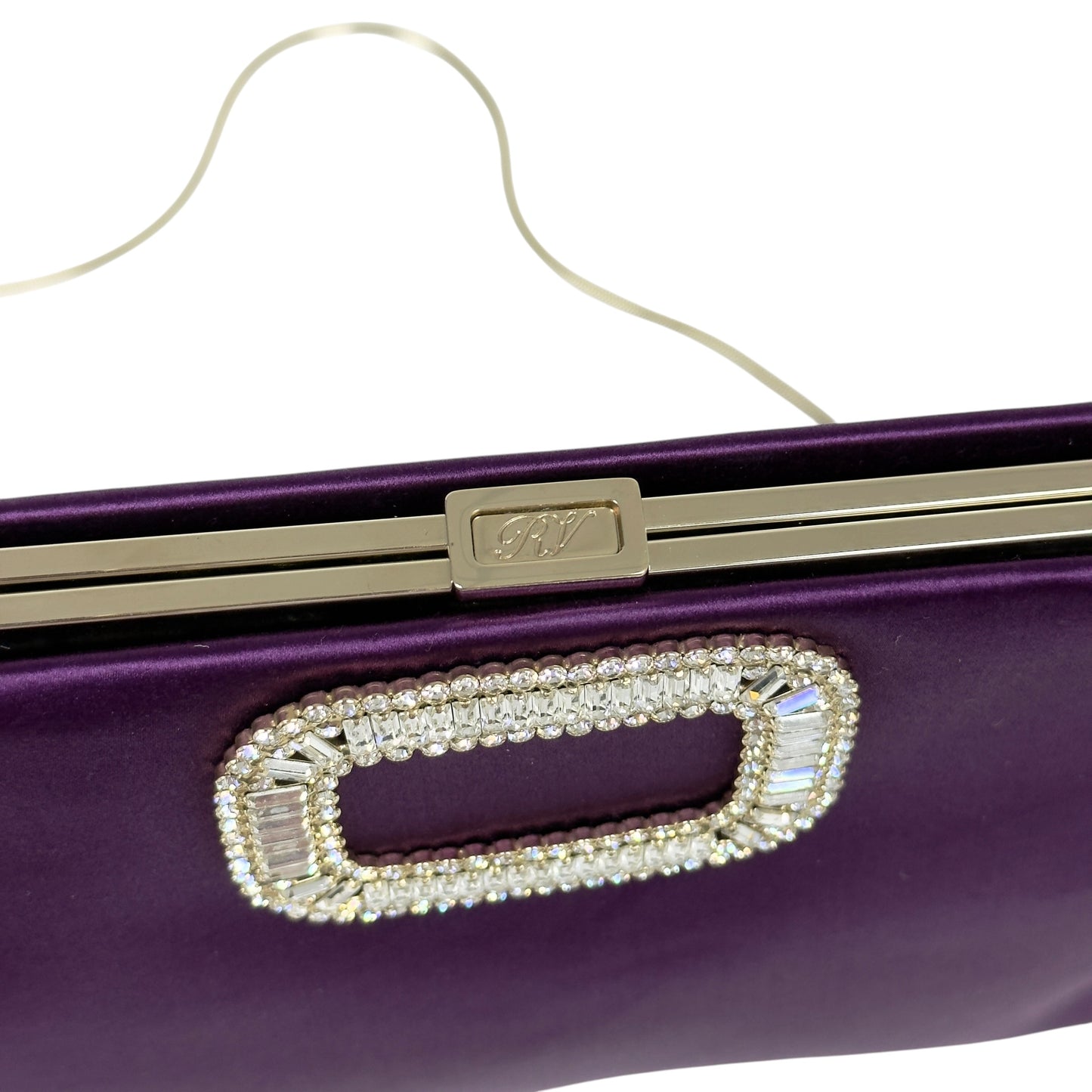 ROGER VIVIER 水鑽方扣 2用包