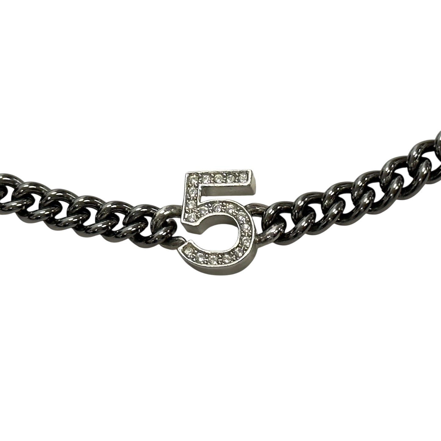 CHANEL CC 水鑽 經典元素 五花 頸鏈