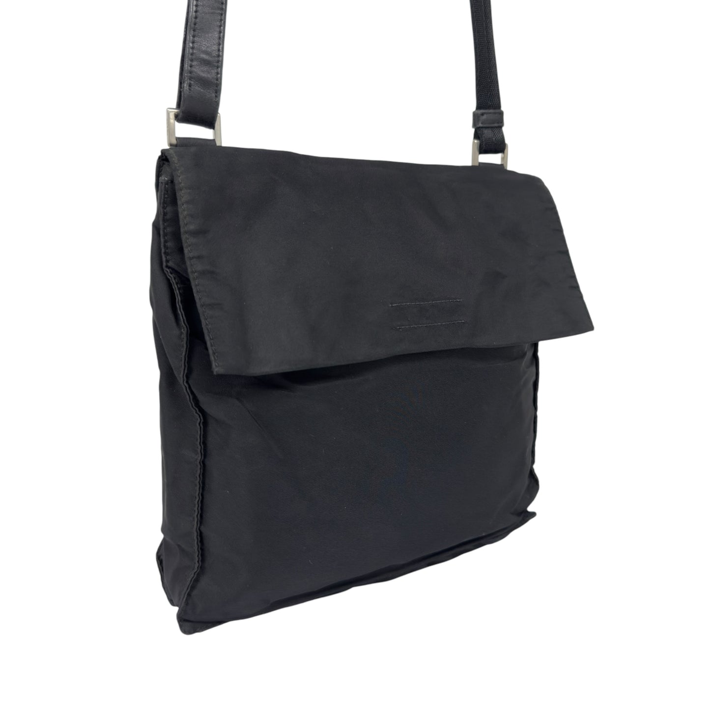 PRADA 中古 三角標 斜揹袋