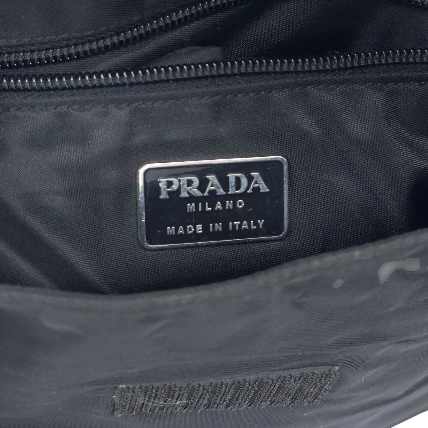 PRADA 中古 三角標 斜揹袋