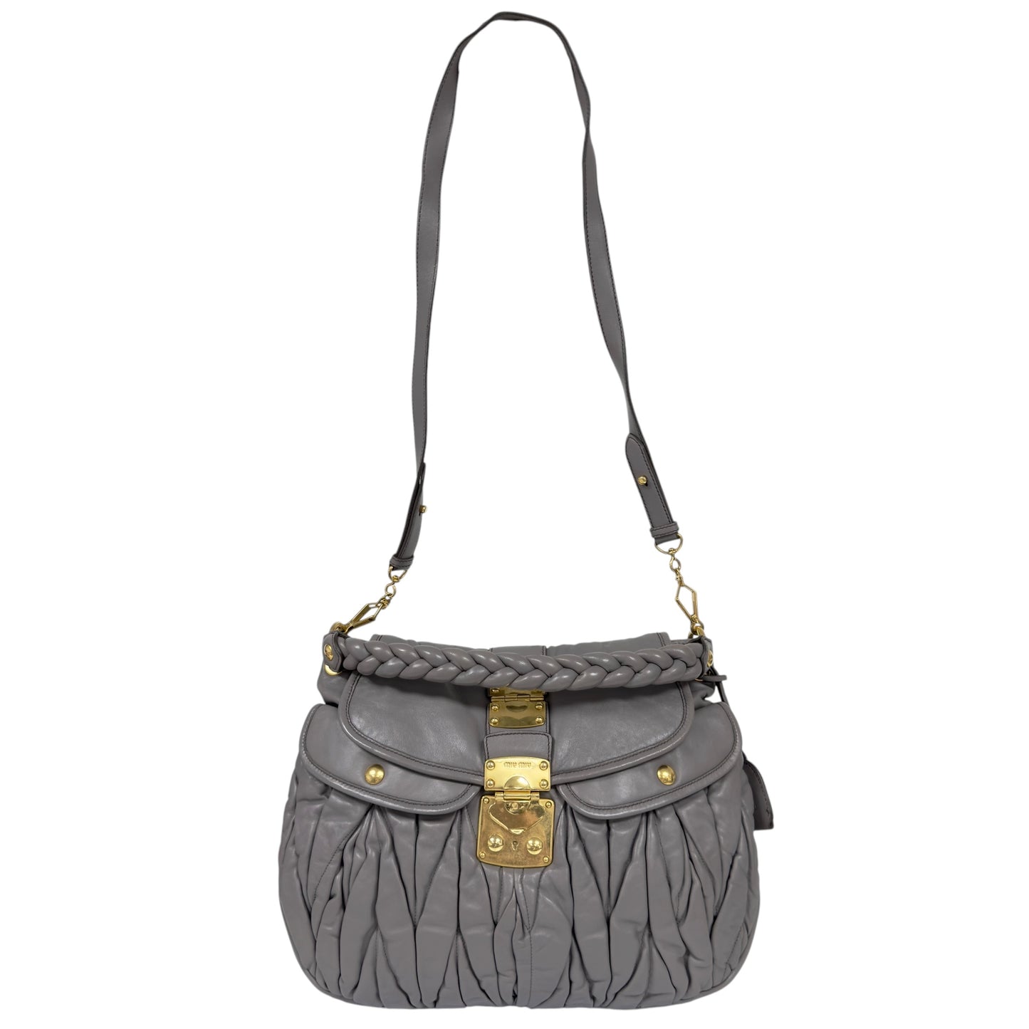 MIU MIU Coffer 皺摺 2用袋