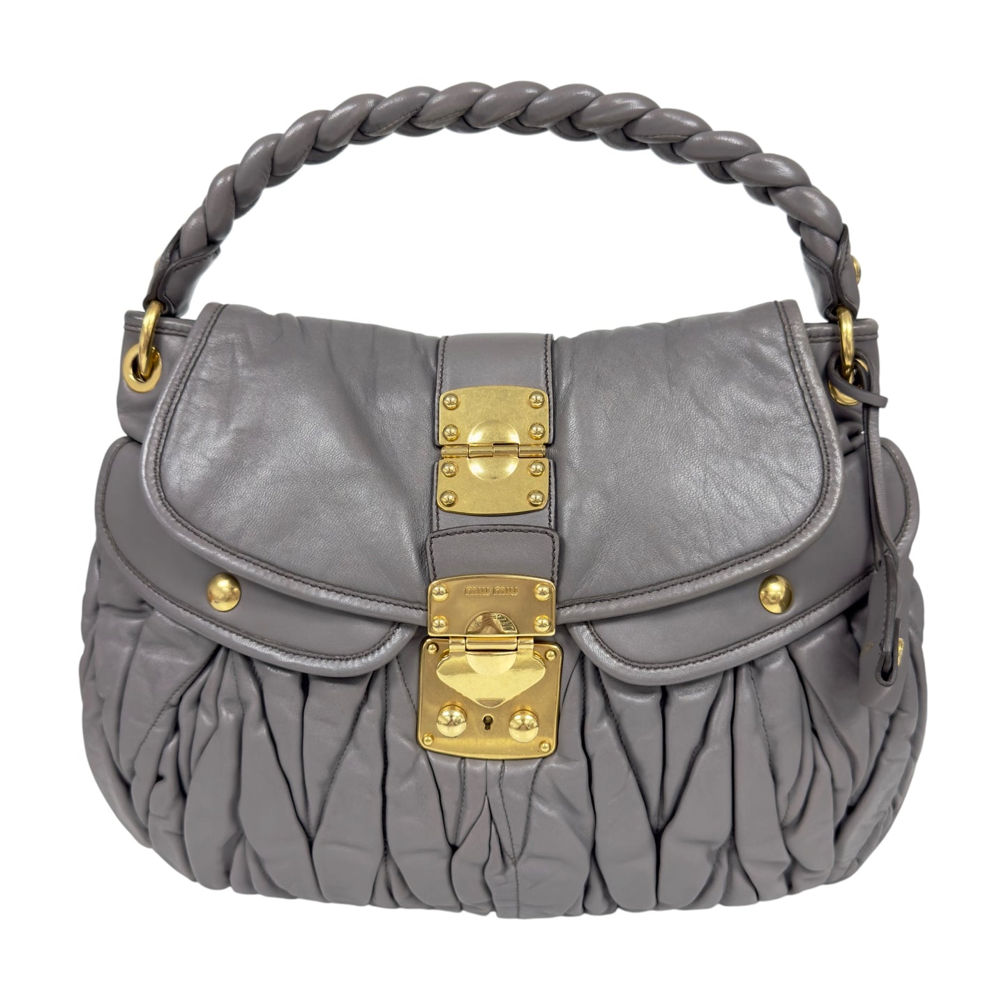 MIU MIU Coffer 皺摺 2用袋