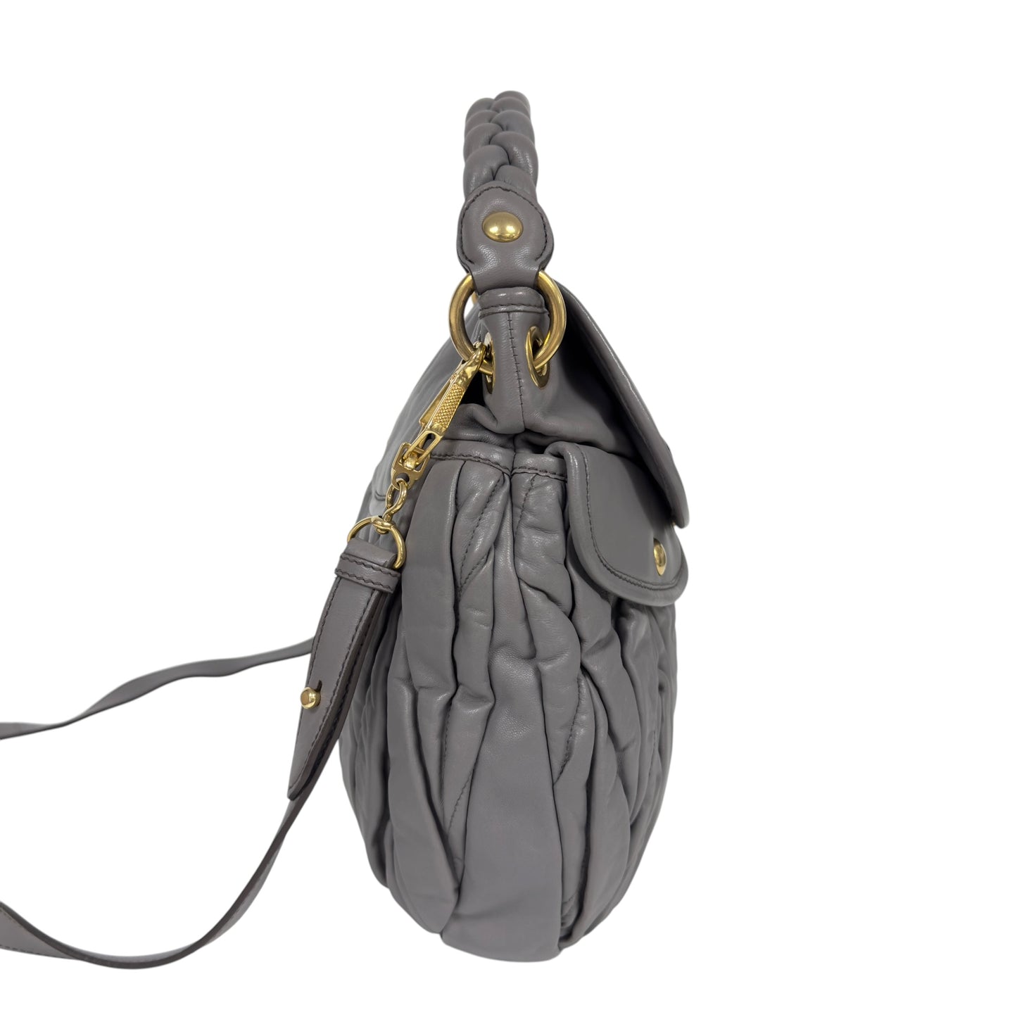 MIU MIU Coffer 皺摺 2用袋