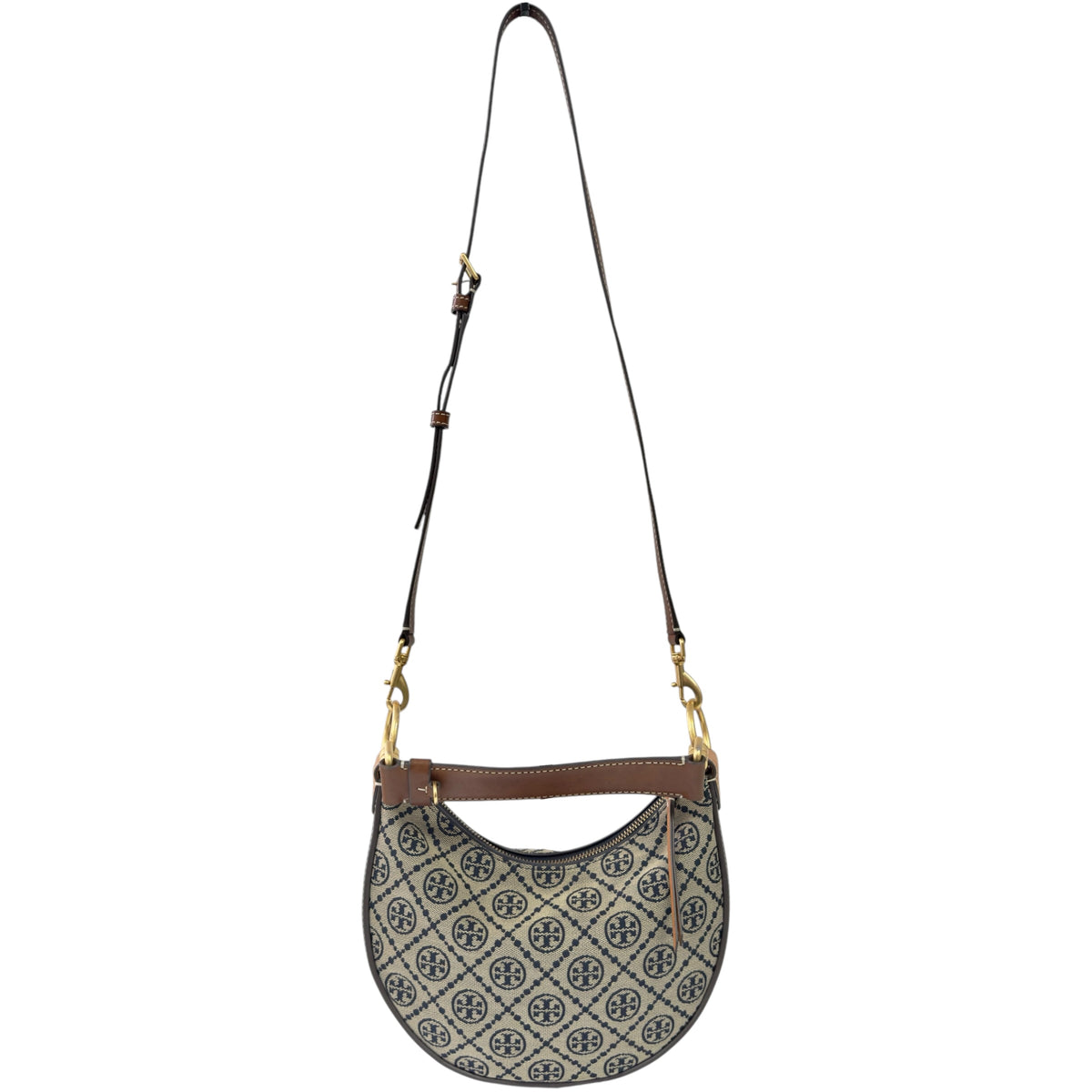 TORY BURCH T Monogram Mini Crescent 2用袋