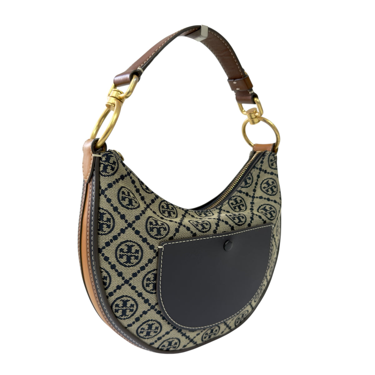 TORY BURCH T Monogram Mini Crescent 2用袋