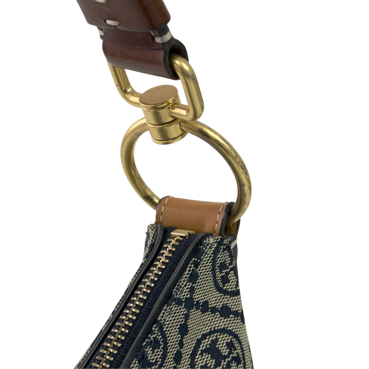 TORY BURCH T Monogram Mini Crescent 2用袋