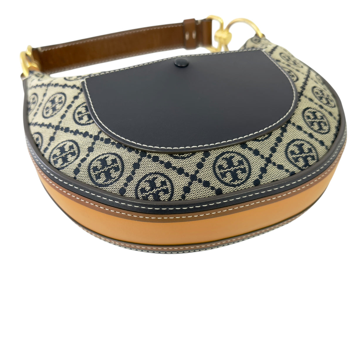 TORY BURCH T Monogram Mini Crescent 2用袋