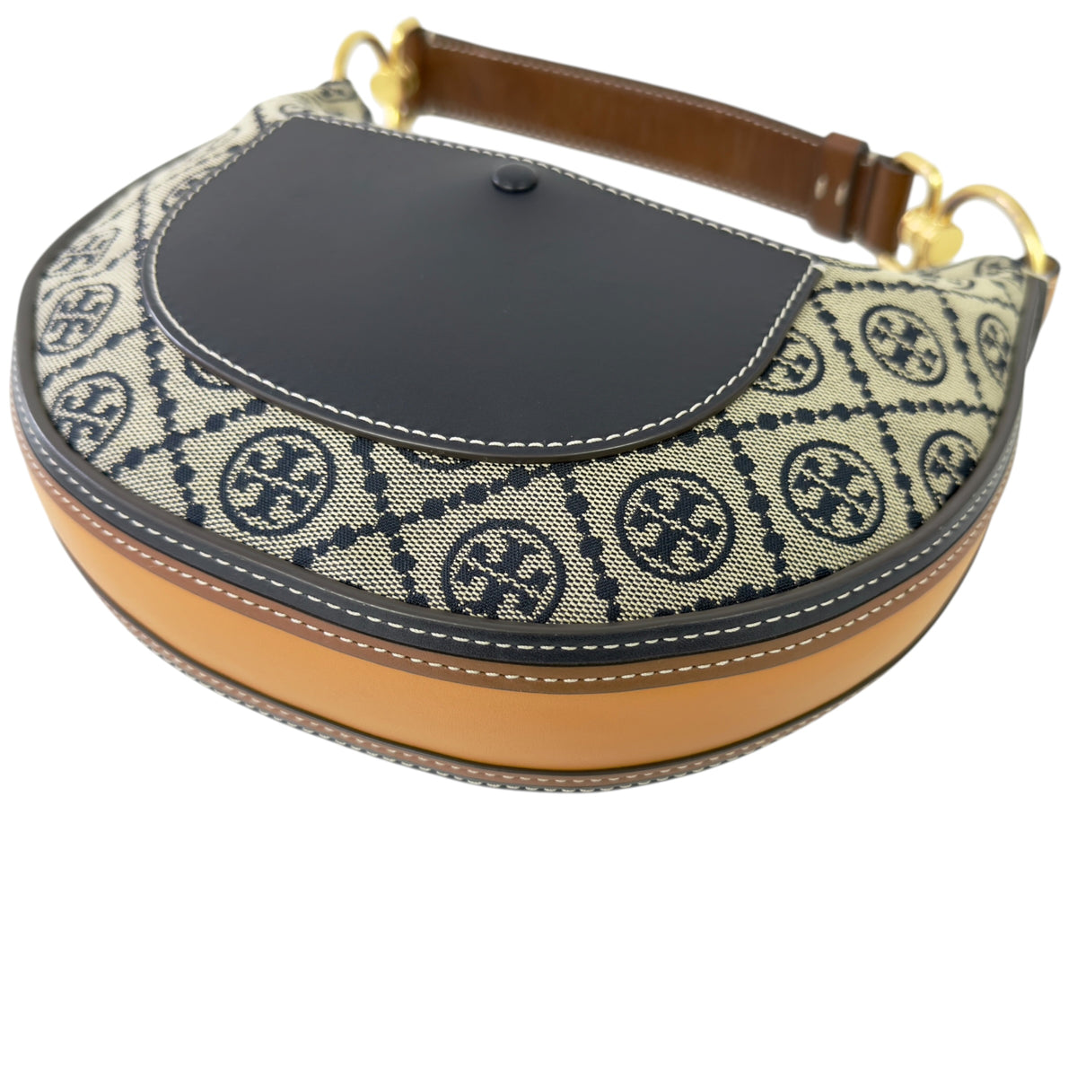 TORY BURCH T Monogram Mini Crescent 2用袋
