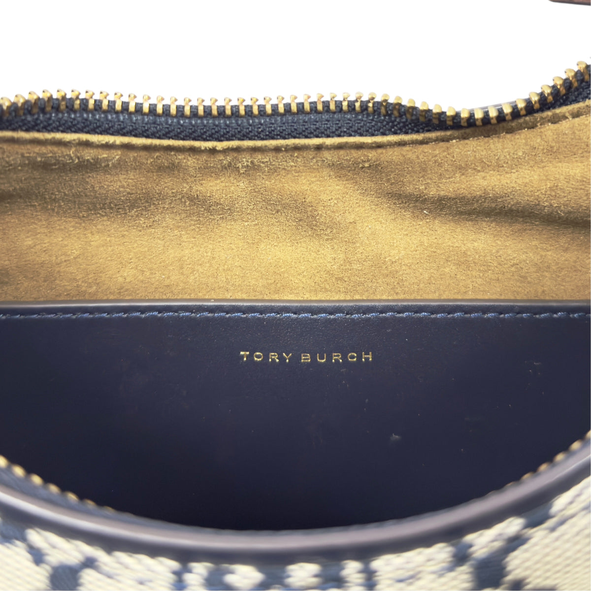 TORY BURCH T Monogram Mini Crescent 2用袋
