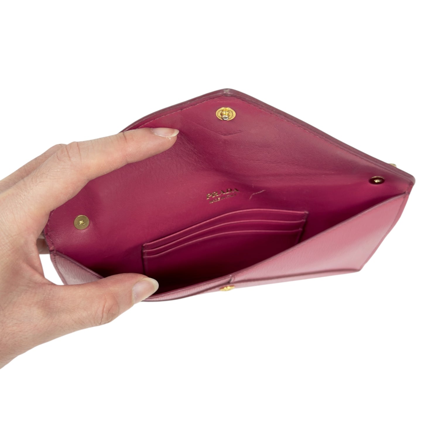 PRADA *自加鏈＞送無品牌扣＋無品牌鏈帶* 2用袋