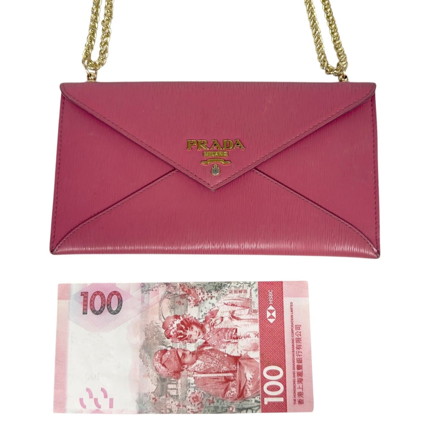 PRADA *自加鏈＞送無品牌扣＋無品牌鏈帶* 2用袋