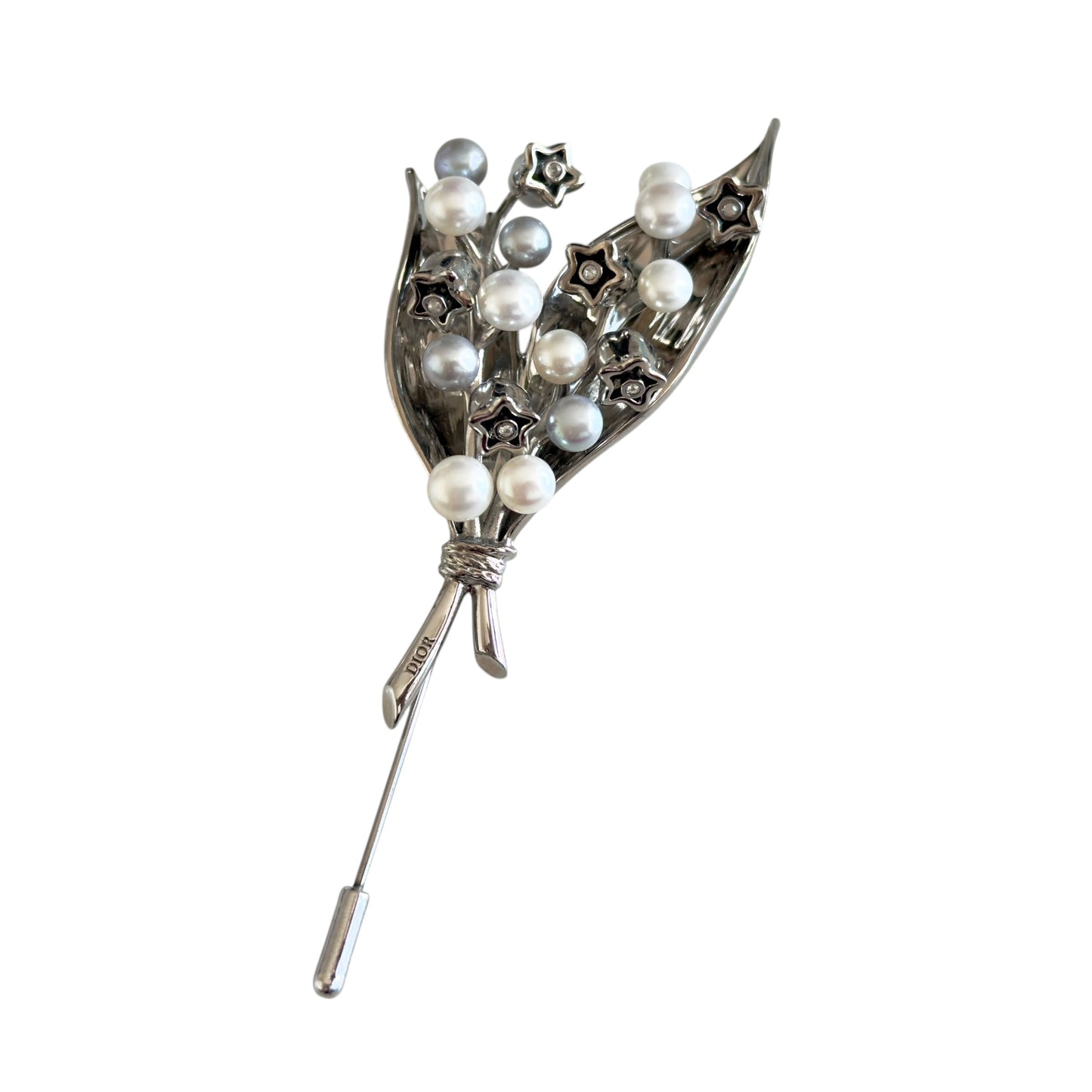 DIOR Lily of the Valley 珍珠 胸針