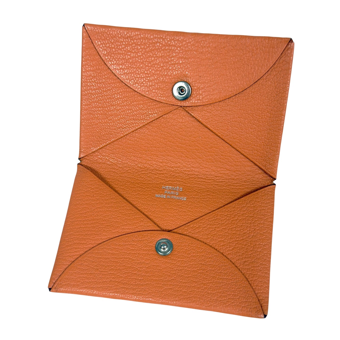 HERMES Calvi 卡包 框N刻