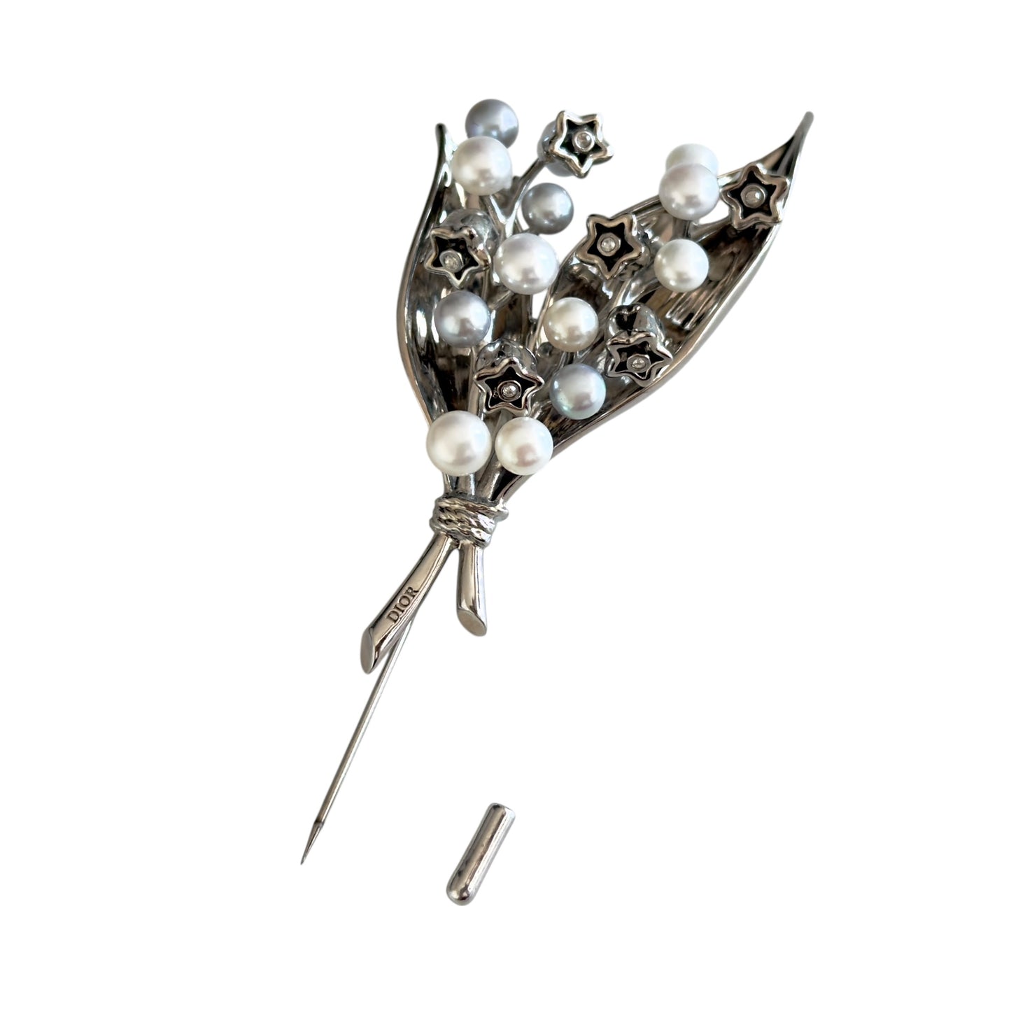 DIOR Lily of the Valley 珍珠 胸針