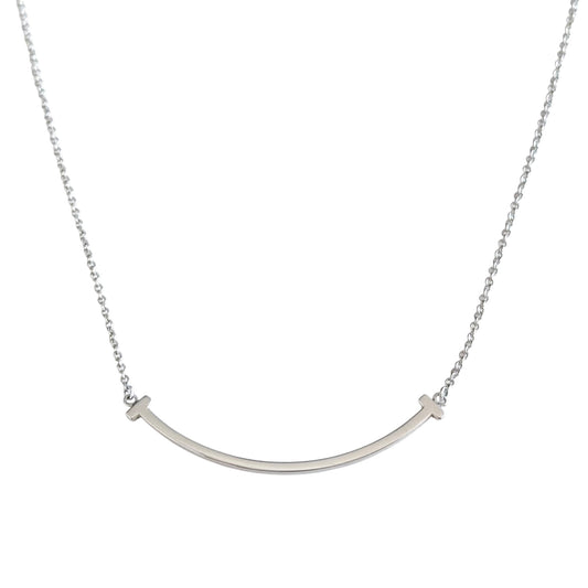 TIFFANY & CO. Tiffany T Smile 純銀 頸鏈