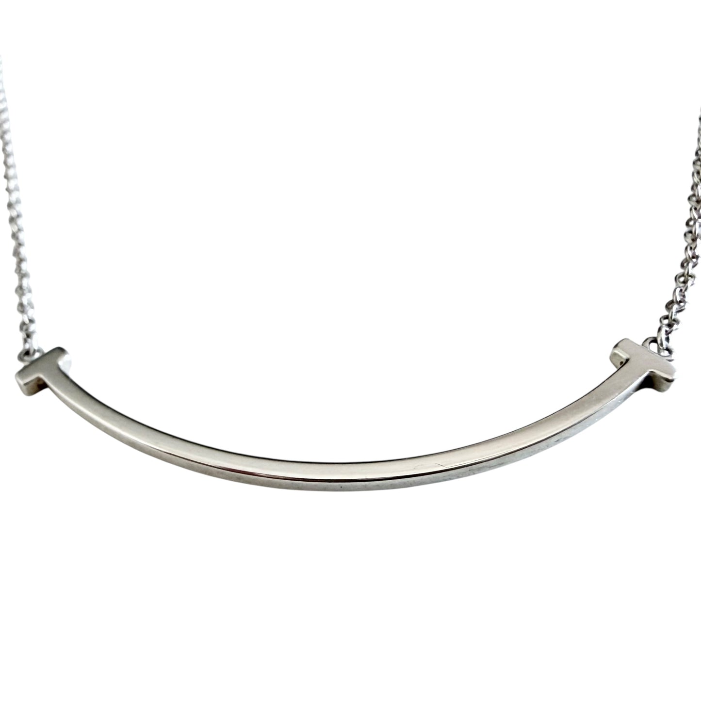 TIFFANY & CO. Tiffany T Smile 純銀 頸鏈