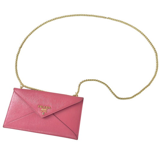 PRADA *自加鏈＞送無品牌扣＋無品牌鏈帶* 2用袋